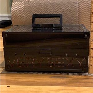 Victoria Secret Very Sexy Makeup Case. Black. Used